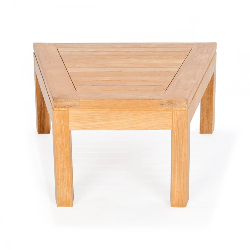 Dotty Teak Triangle Table