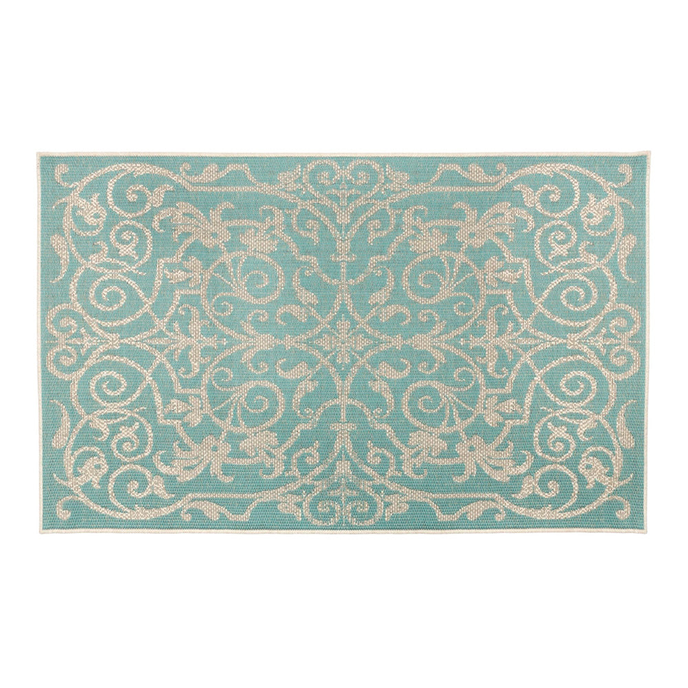 Summer Quai Outdoor Carpet - Turquoise
