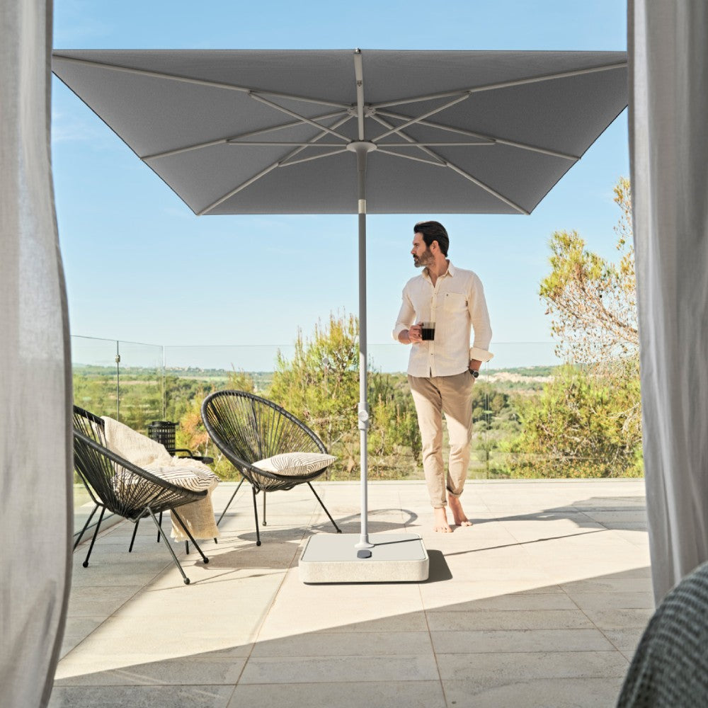 Smart Parasol 240x240 cm - White
