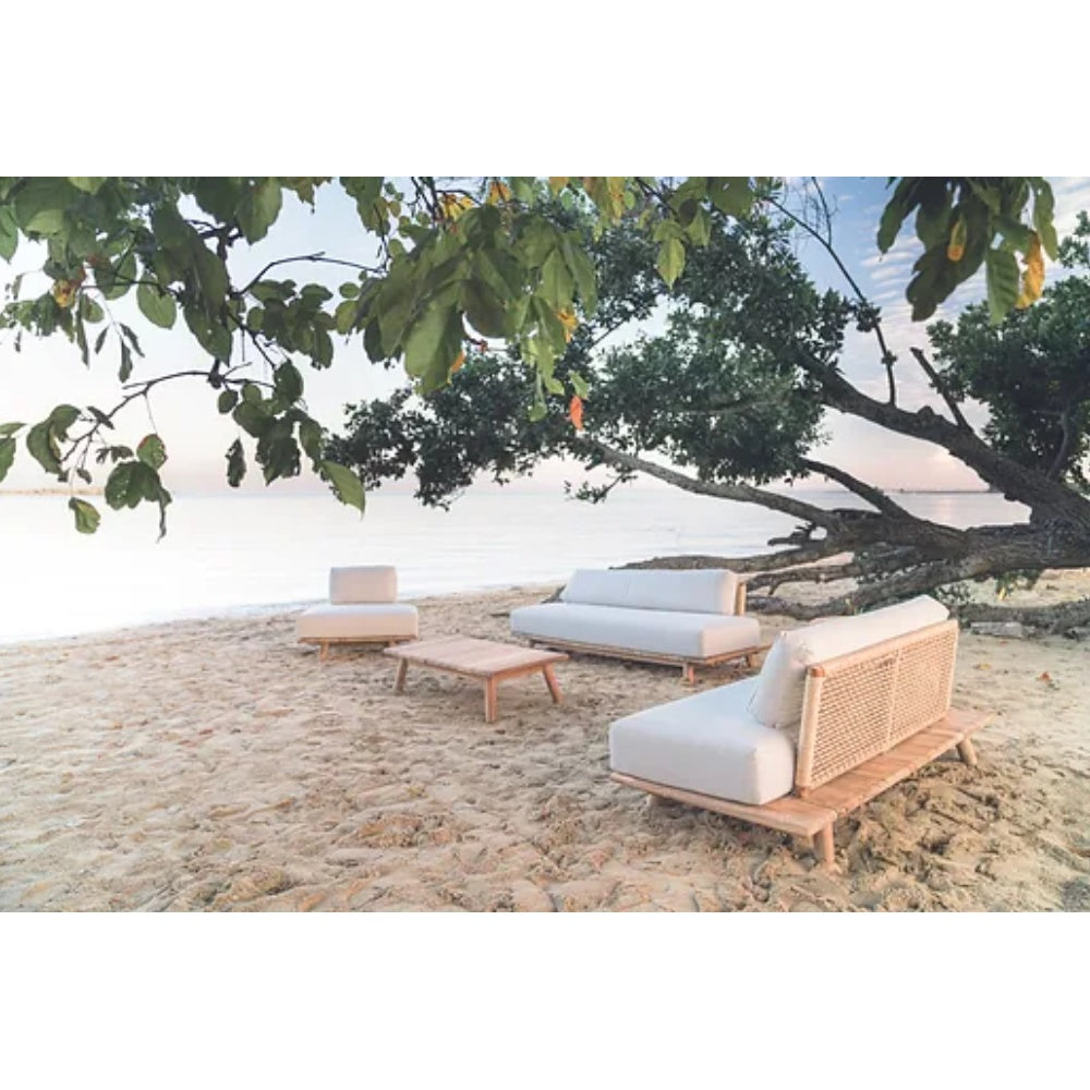 Rizza 3 Seater Teak Sofa