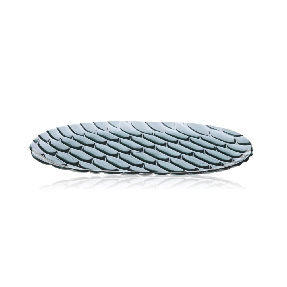 Jellies Family Crystal Oval Trays - Light Blue