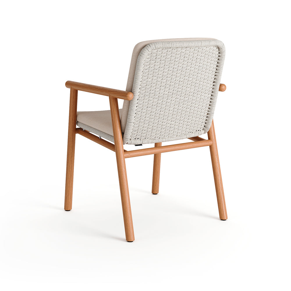 Benoa Teak Armchair - Linnen