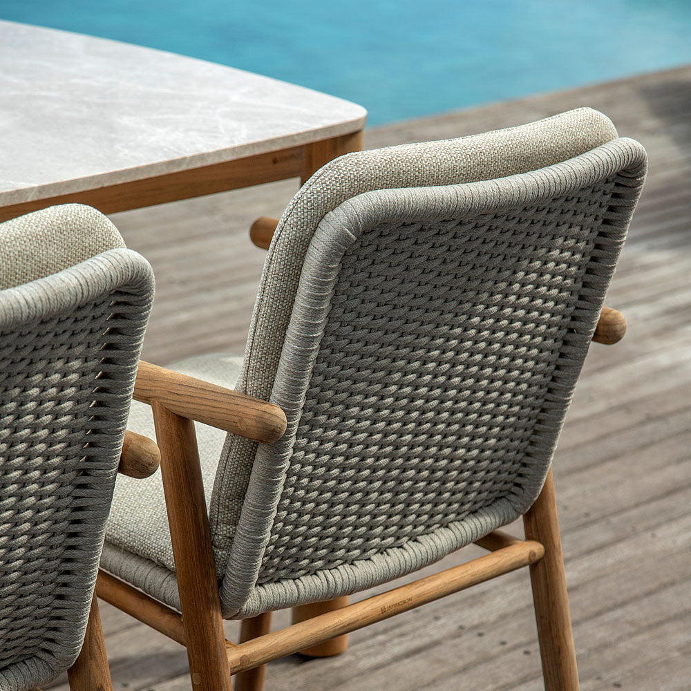 Benoa Teak Armchair - Linnen