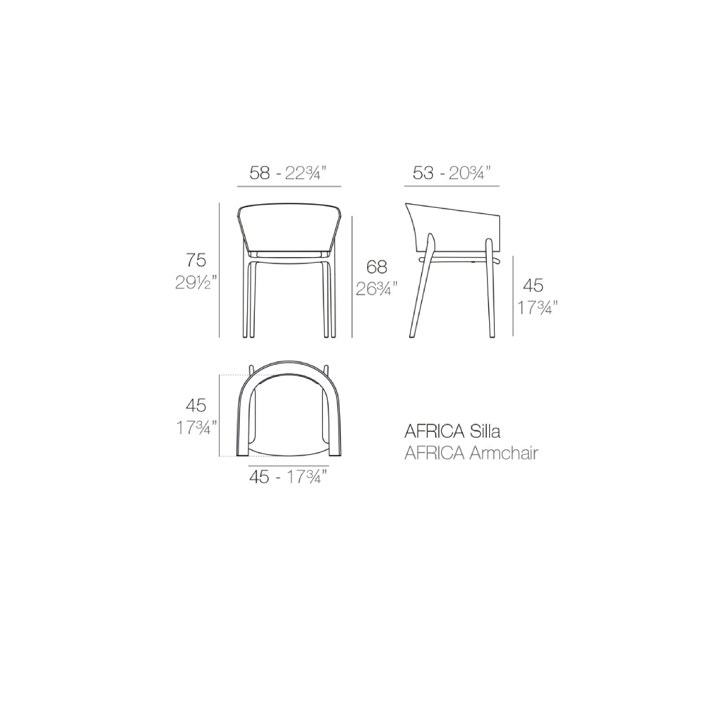 Africa Armchair - Ecru