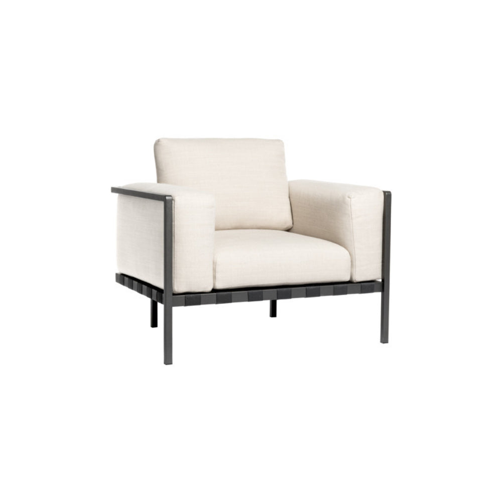 Natal Alu 1-Seat Sofa - Wengé