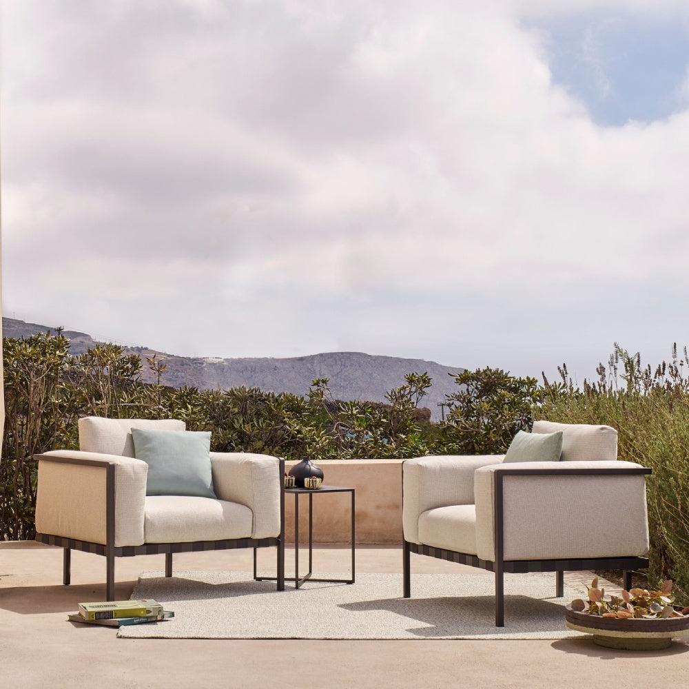 Natal Alu 1-Seat Sofa - Wengé