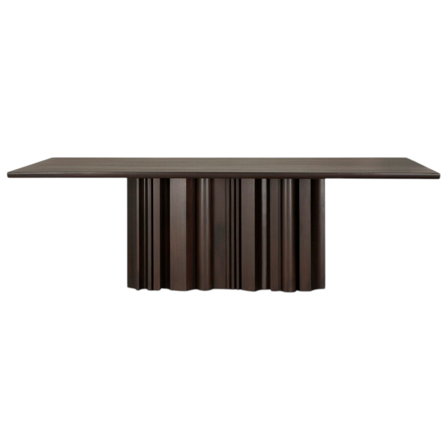 Sequence Dining Table - Mahogany Dark Brown