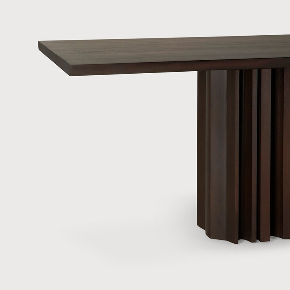 Sequence Dining Table - Mahogany Dark Brown