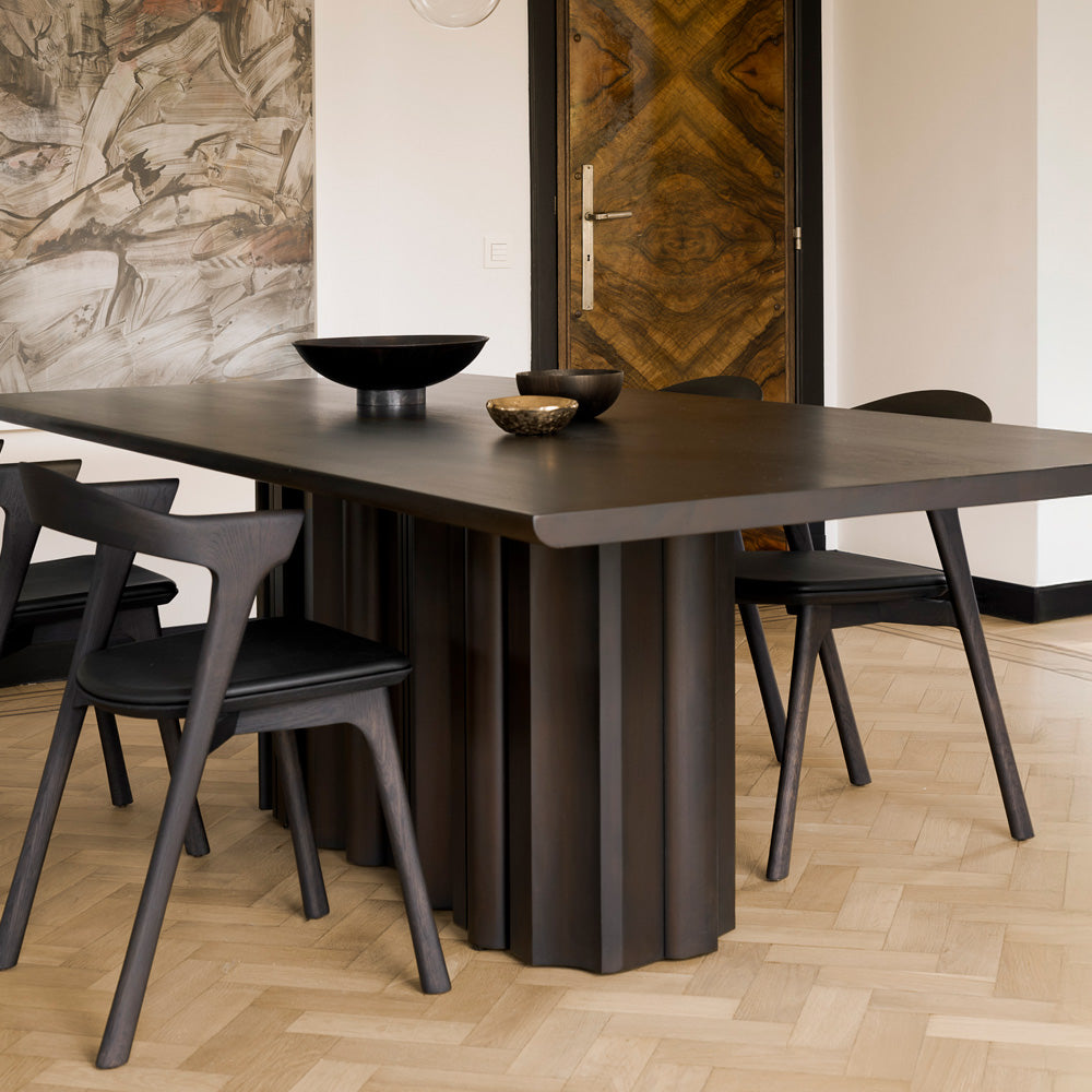 Sequence Dining Table - Mahogany Dark Brown
