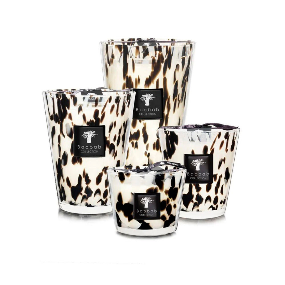 Pearls Black Candle - Max 24