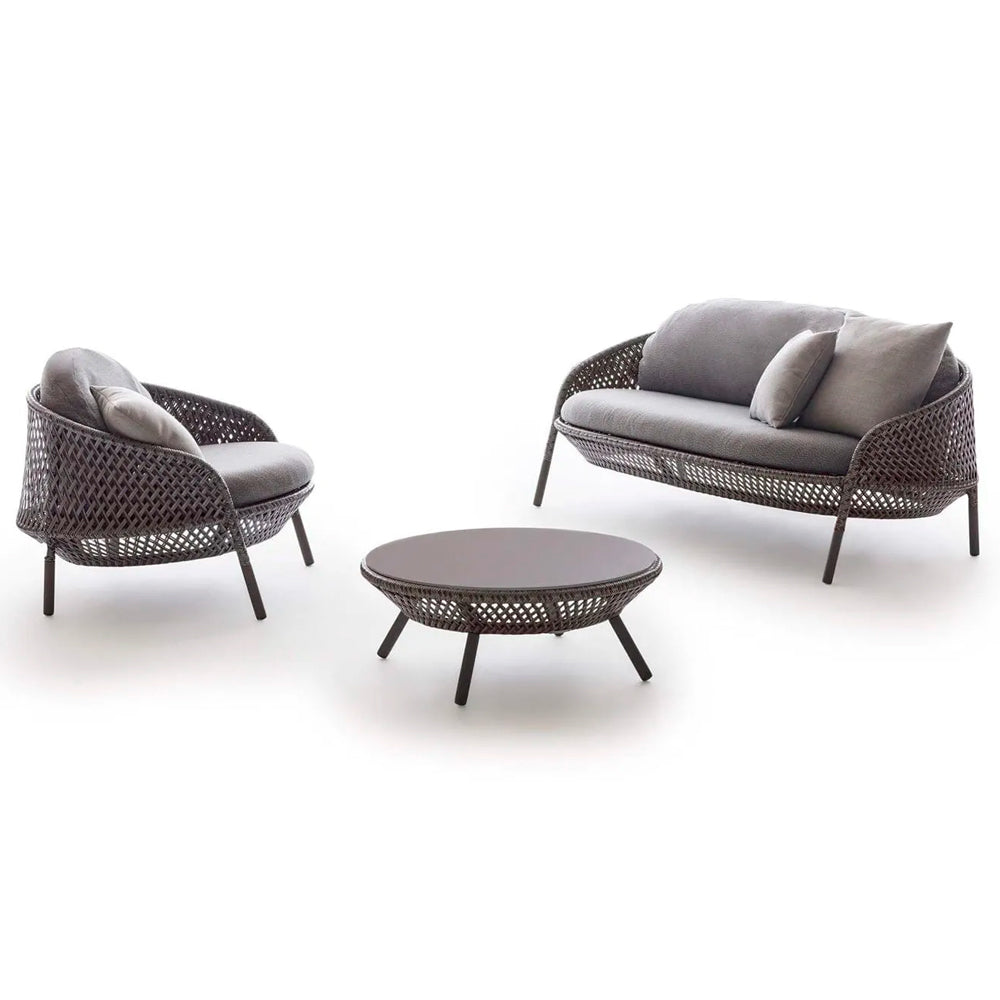 Ahnda Lounge Chair - White Quartz