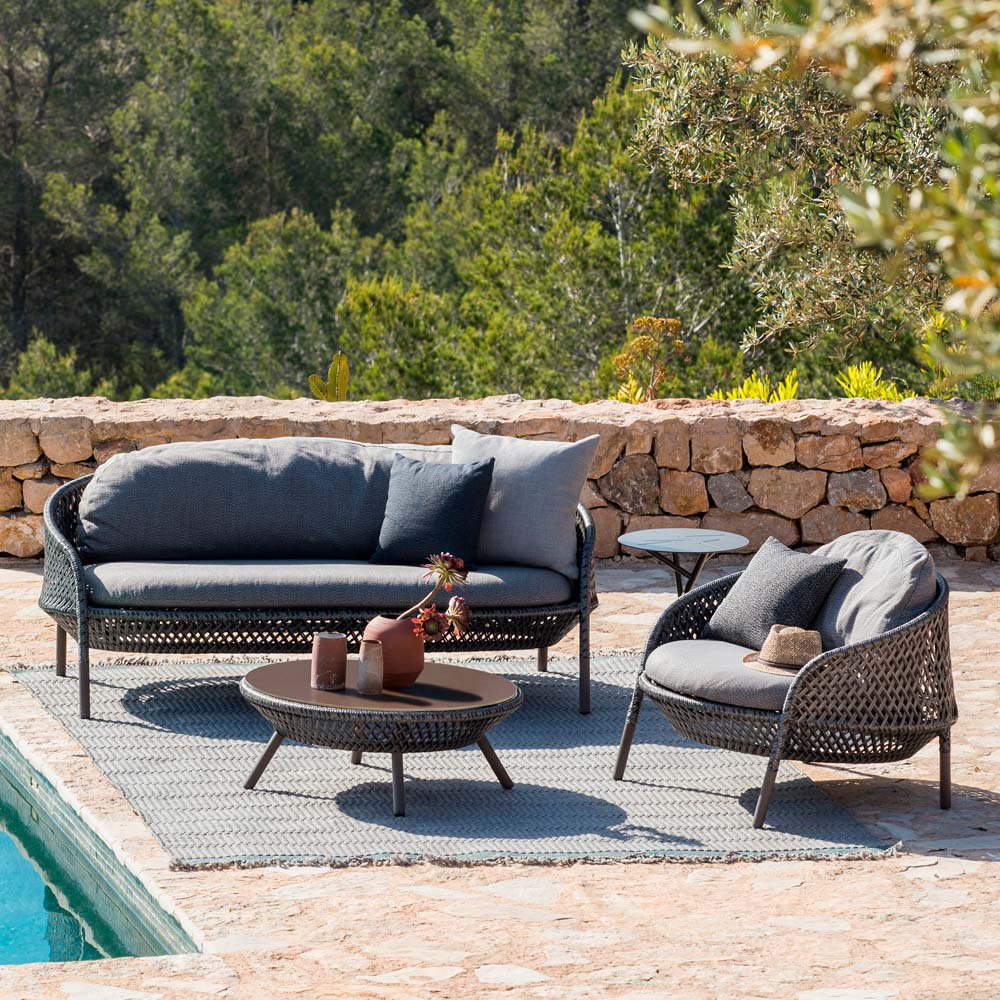 Ahnda Lounge Chair - White Quartz