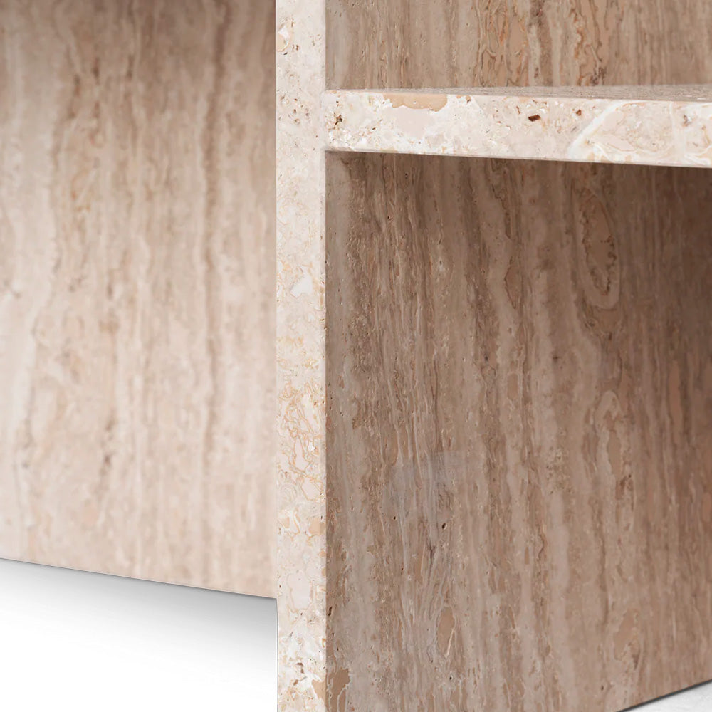 Distinct Coffee Table - Travertine