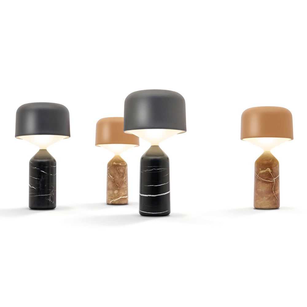 Gloster Pebble Lamp - Carbon Stone