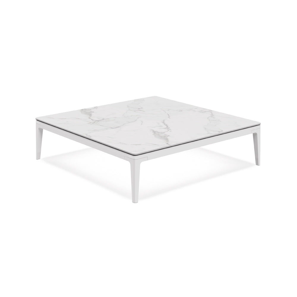Grid Large Coffee Table - Ceramic | White