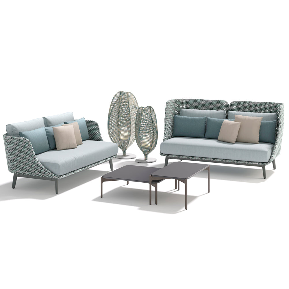 Mbarq 3-Seater High Backrest Sofa - Pepper