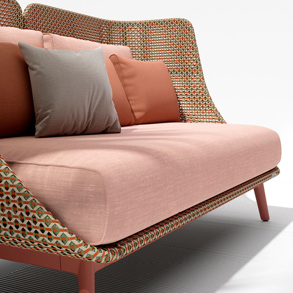 Mbarq 3-Seater High Backrest Sofa - Pepper