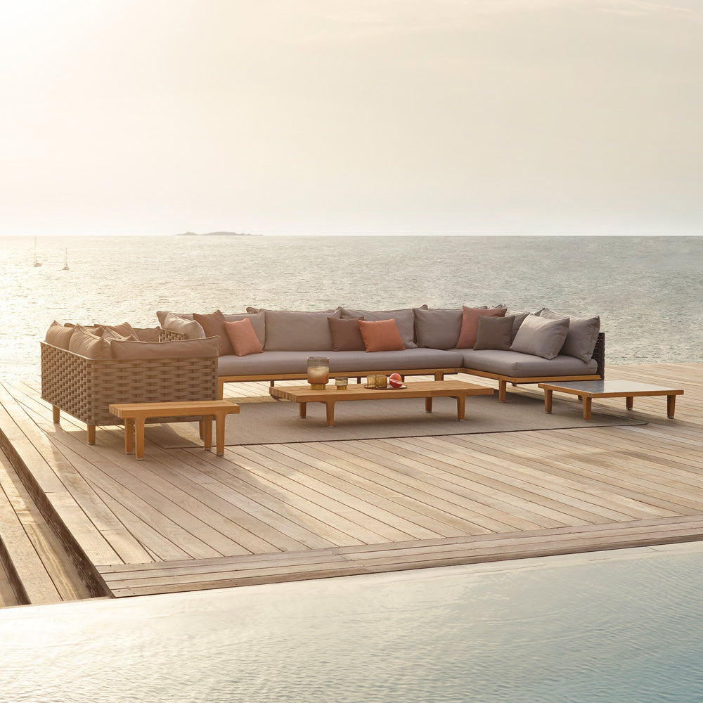 Sealine 3-Seater Sofa - Silver Beige