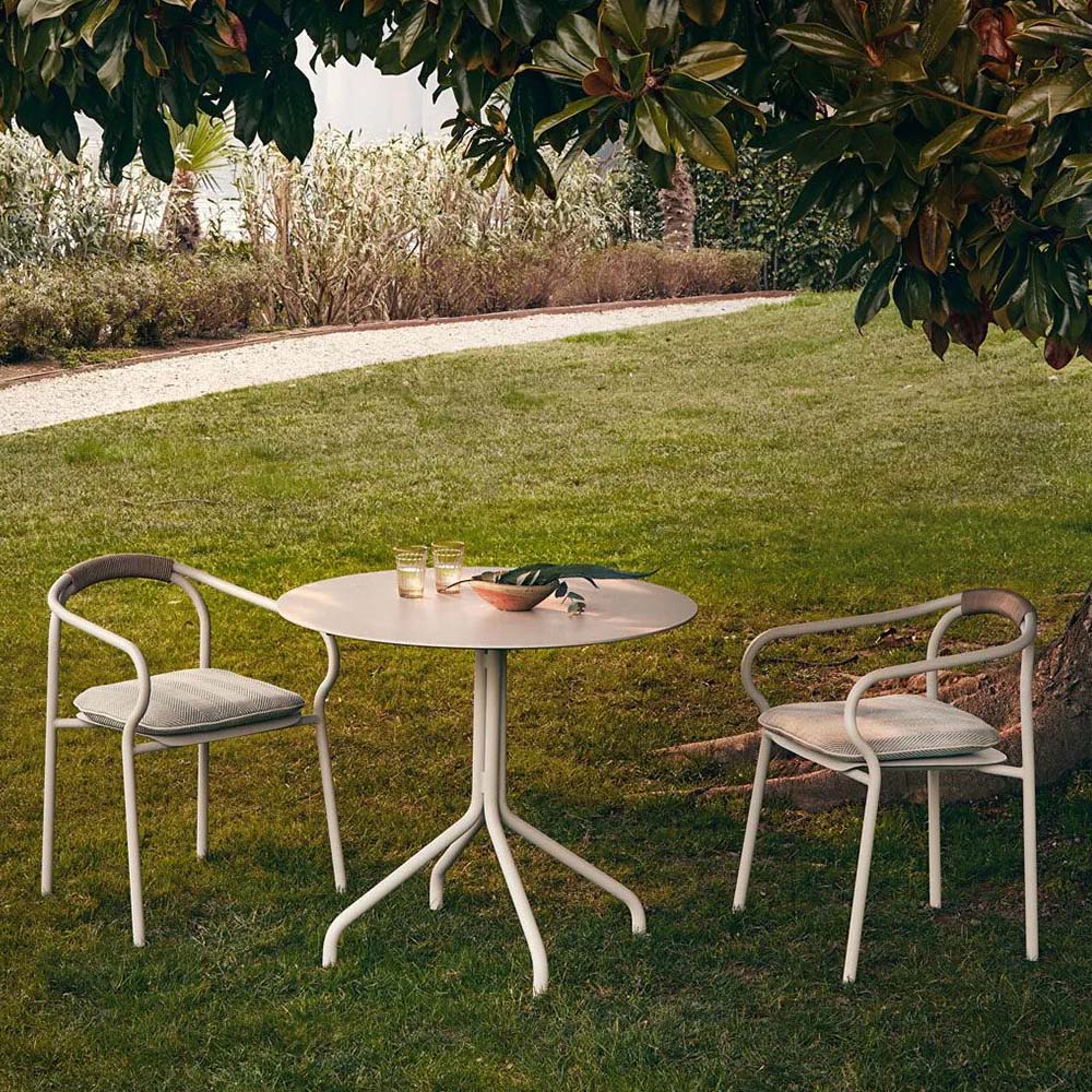 Salò Round Aluminum Table