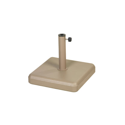 Square Parasol 35 Kg Base 45x45 cm - Taupe