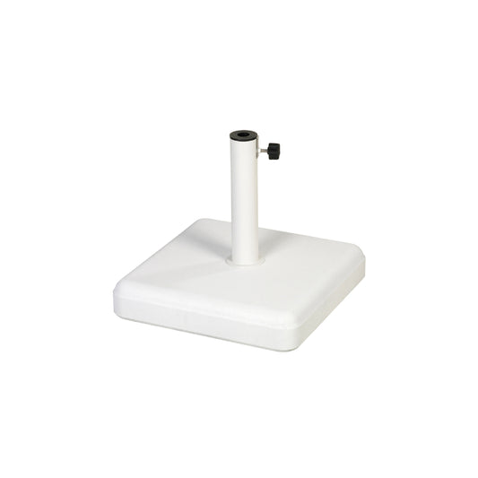 Parasol Square 35 Kg Base 45x45 cm - White