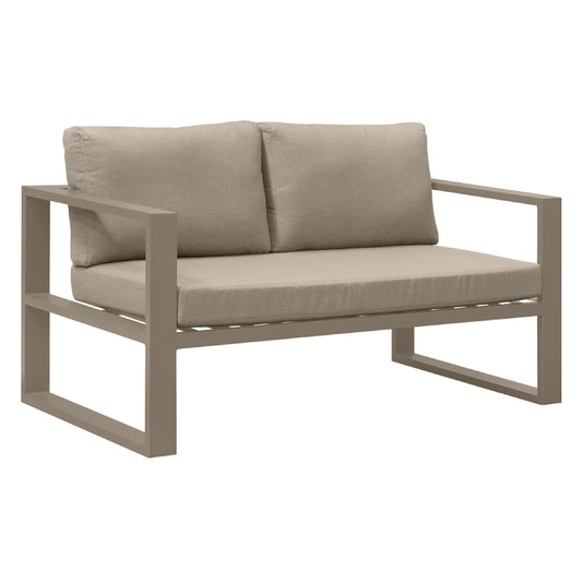 Belluno 2 Seat Sofa with Cushions - Champagne