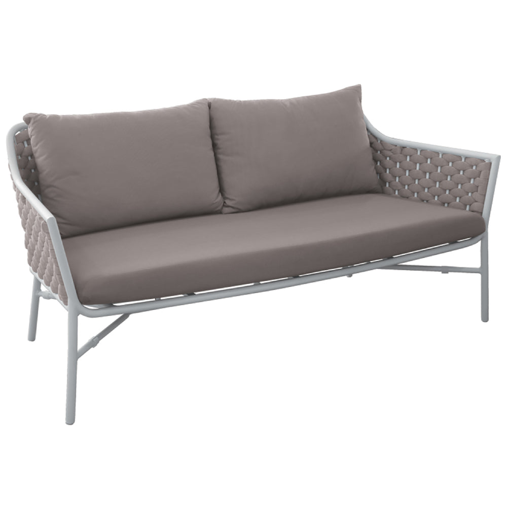 Rio 2-Seater Sofa - White | Beige