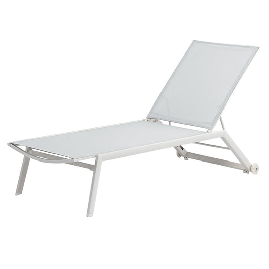 Cannes Stackable Deck Chair - White|white