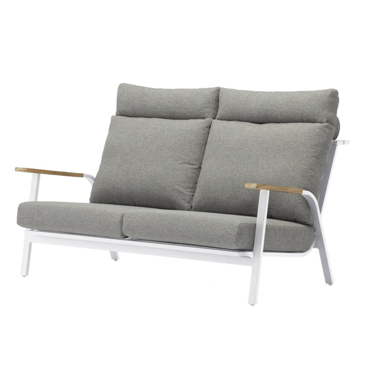 Dandy 2 Seat Sofa - White|Grey