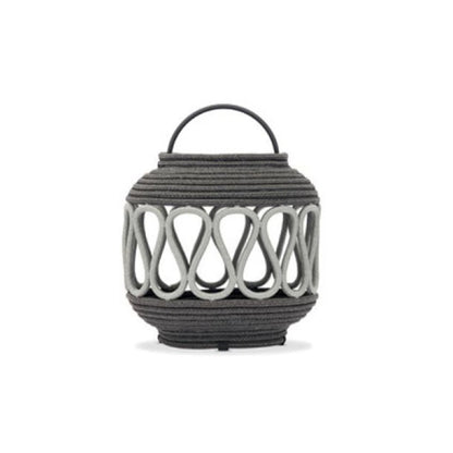 Cord Curved Solar LED Lamp - Coal