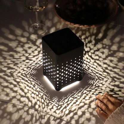 Alice Table Solar LED Lamp - Coal