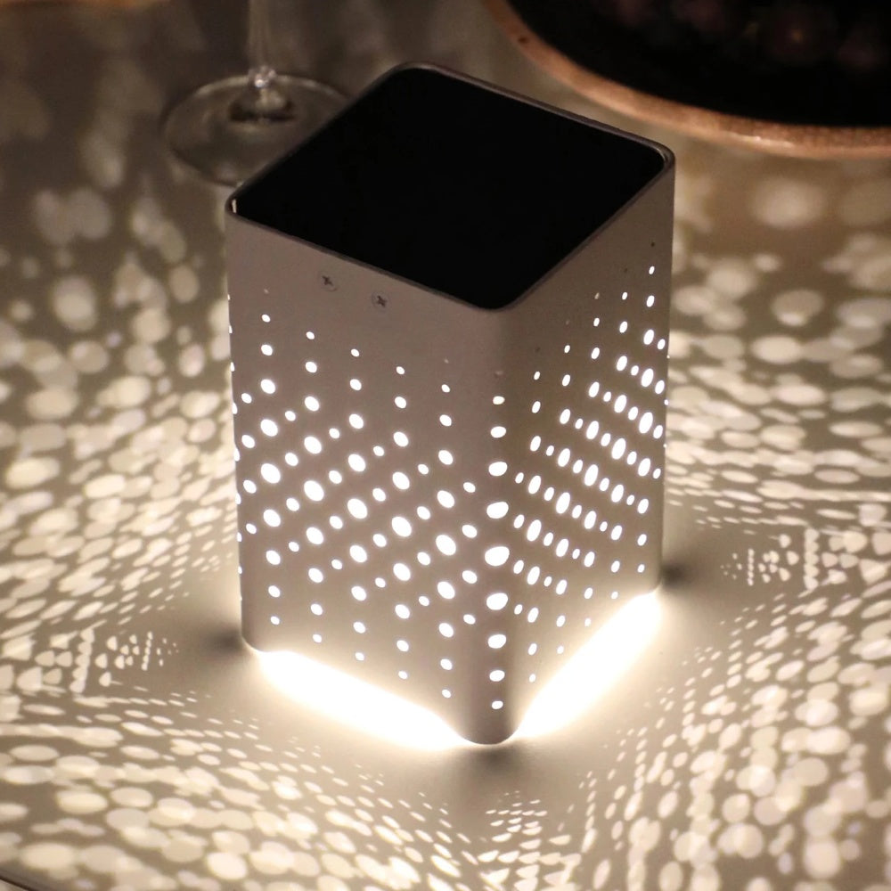 Alice Table Solar LED Lamp - White