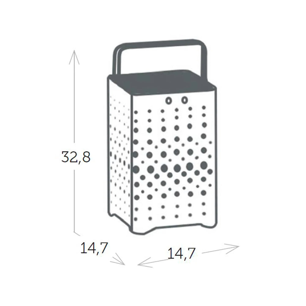 Alice Solar LED Lamp - Coal