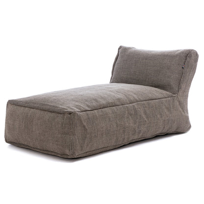 Dotty Pouf Long Chair - Grey