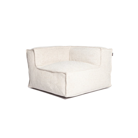 Roolf Living Silky Corner Seat Pouf - Beige