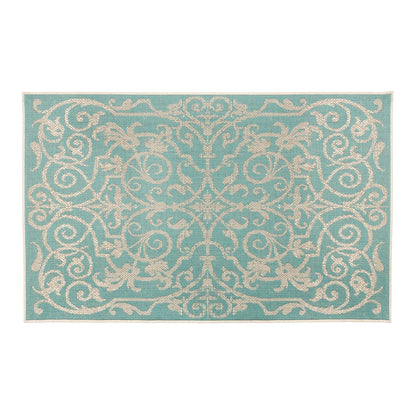 Summer Quai Outdoor Carpet - Turquoise