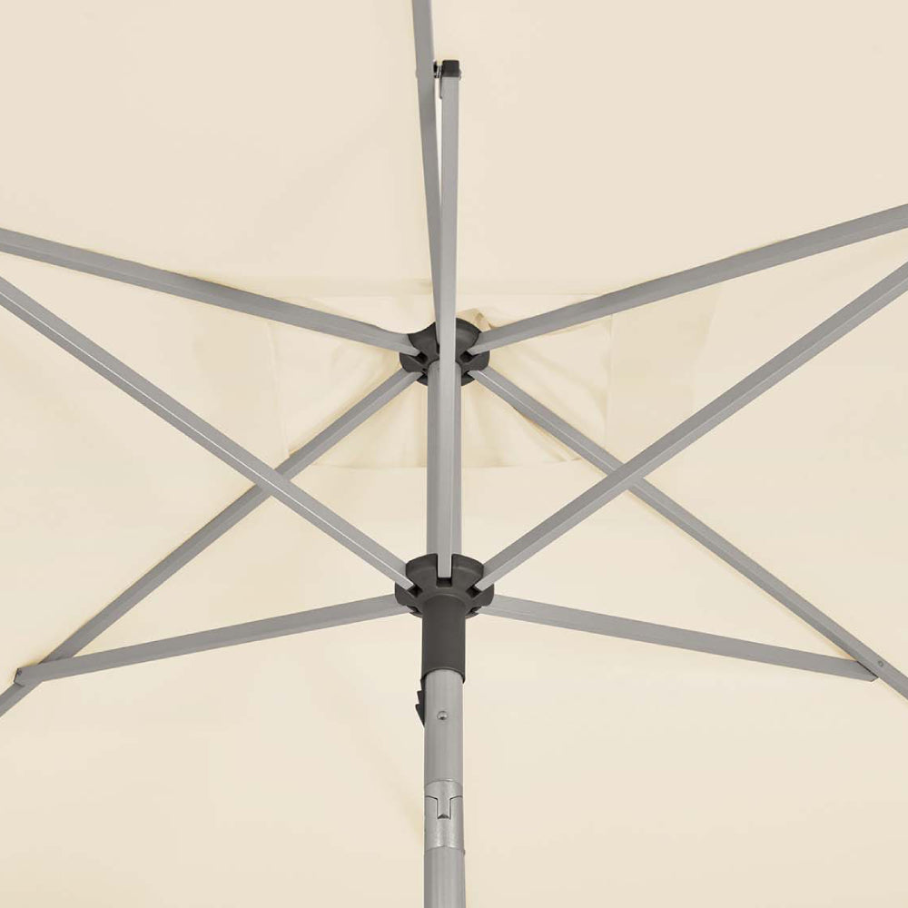 Push Up Parasol 210x150 cm - Ecru