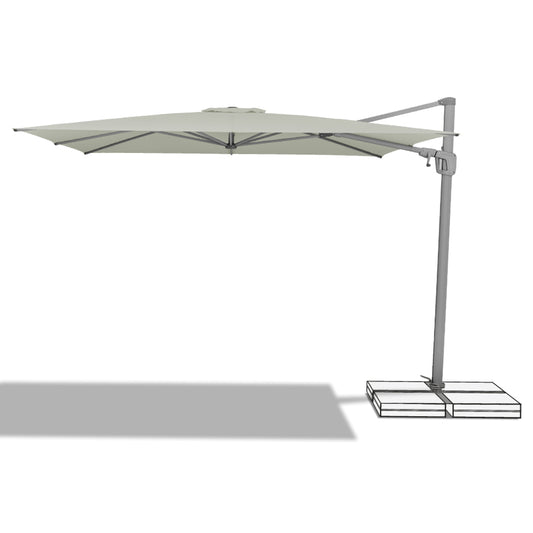 Sunflex Parasol 300x300 cm - Ecru