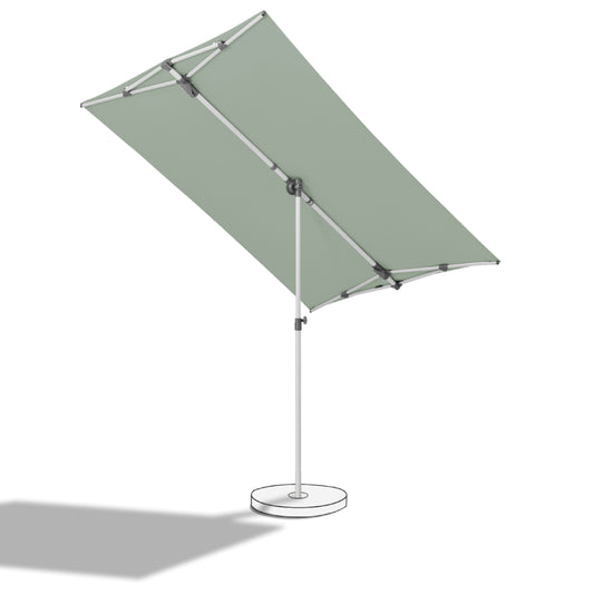 Flex Roof Parasol 210x150 cm - Ecru