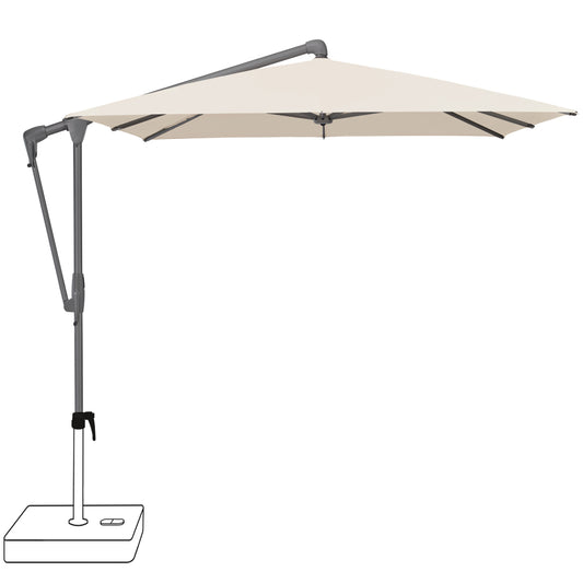 Sunwing Casa Easy Parasol 270x270 cm - Ecru