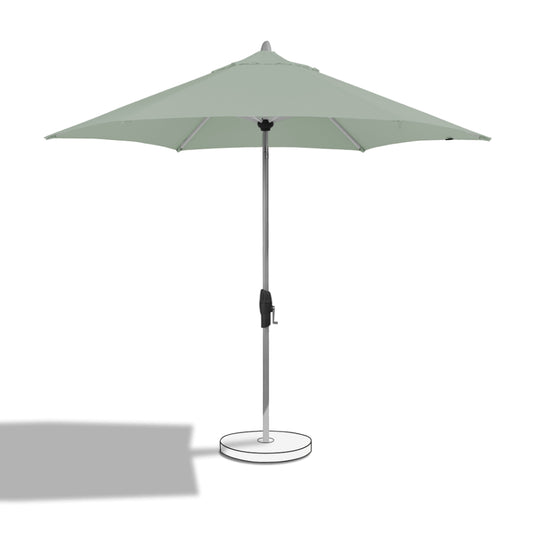 Shell Turn Parasol 250x200 cm - Light grey