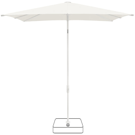 Smart Parasol 200x200 cm - White