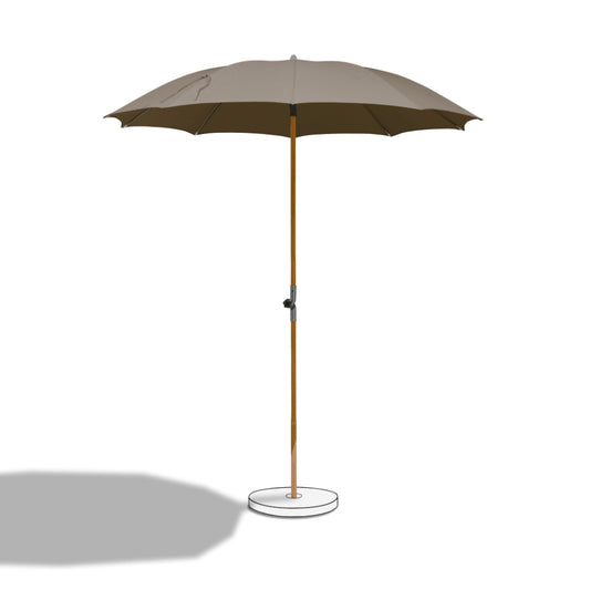 Rustico Parasol Diam. 220 cm - Ecru