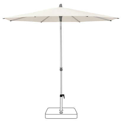 Alu-Smart Parasol Diam. 250 cm - Off-White