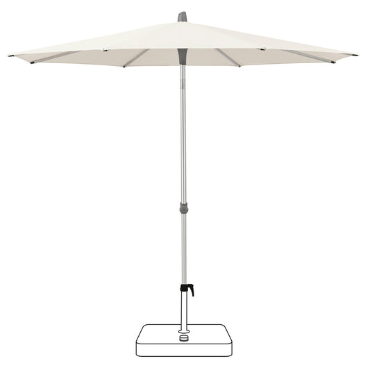 Alu-Smart Parasol Diam. 250 cm - Off-White