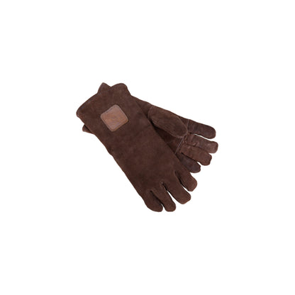 Suede Gloves - Brown