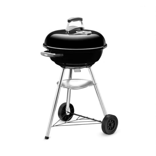 Compact Kettle Charcoal Barbecue 47cm Black