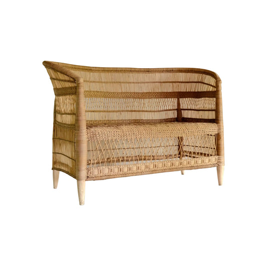 Malawi Rattan Double Seater Sofa 125 x 60 x 85 cm