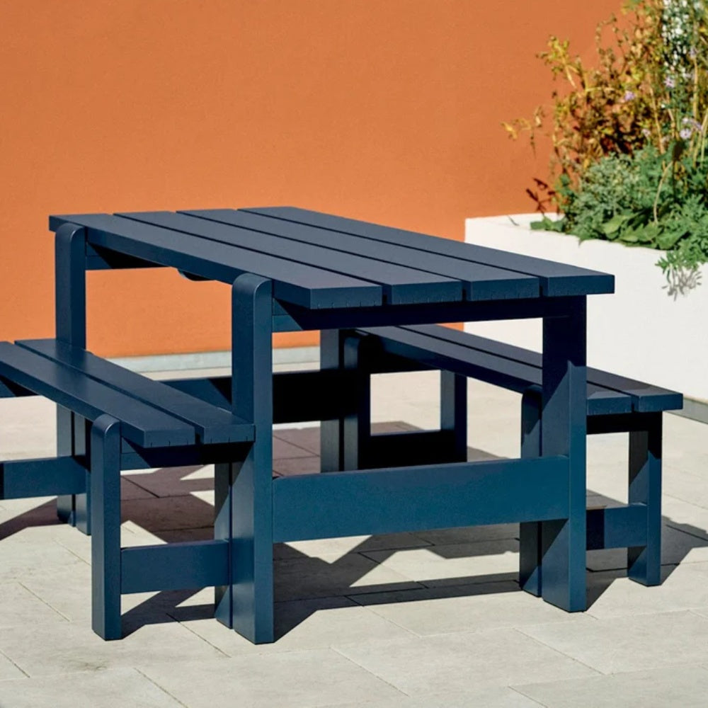 Weekday Bench - Steel blue