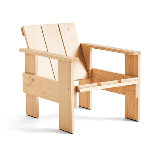 Crate Lounge Chair - Lacquered Pinewood